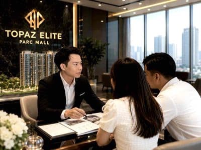 Topaz elite căn 85m2 3 phòng ngủ nhà trống
