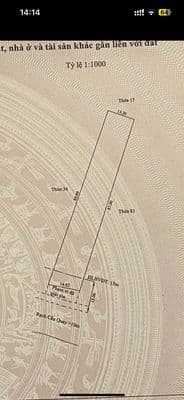 Bán đất An Sơn, 1228m2, giáp sông