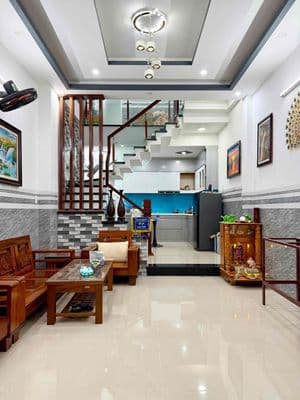 Nhà 3 tầng kiên cố kiệt ôto 5m nguyễn phước nguyên