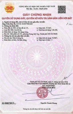 Đất Vàng Nguyễn Ảnh Thủ - Ô Tô Tận Nhà - Xây 1 Trệt 3 Lầu