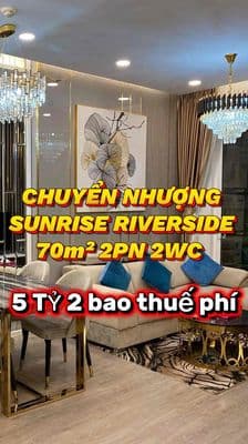CẦN BÁN căn hộ Sunrise Riverside 5 tỷ 2 nhà đẹp