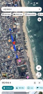 Cho thuê đất mỹ khê 4 , 340m2, sát biển mỹ khê