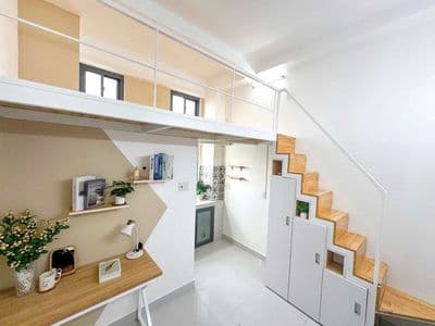 Căn hộ duplex cửa sổ trời full nội thất thang máy hầm xe sát bên uef