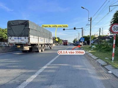 Đường 2 xe 16 chỗ tránh, cách QL1A chỉ 350m - Ko quy hoạch, ko mồ mả