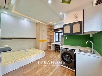 Trống lại căn studio full nội thất tô ký cvpm quang trung