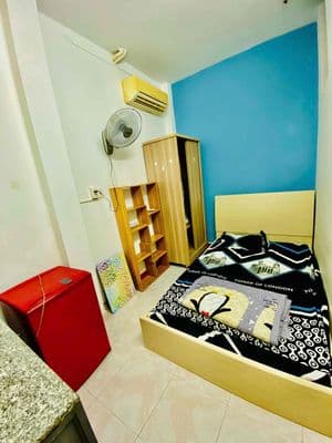 Cho thuê căn hộ giá sinh viên - đầy đủ nội thất - nhận 1 xe