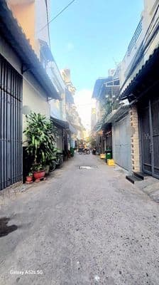 2MT Hẻm Trước Sau Thạch Lam 4,1x20m CN 82M2 2 Tầng Mới 3PN Giá 6.5 Tỷ