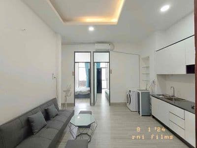 Căn hộ 2PN 2 ban công cửa sổ rất thoáng_máy giặt riêng Kỳ Đồng Q3