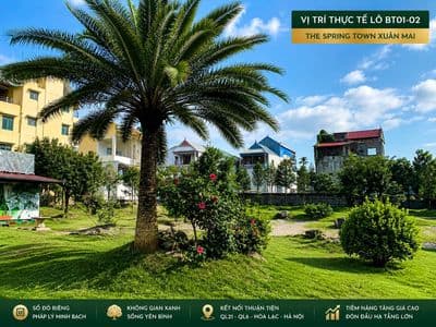 Chính chủ bán đất biệt thự BT 01-02 Spring Town XM - Đón đầu hạ tầng