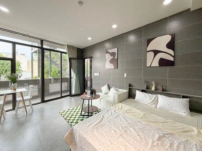 Studio 35m2 mặt tiền thống nhất - nguyễn văn lượng - lotte mart pv.trị