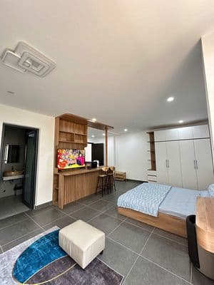 Cho thuê căn hộ studio cửa sổ thoáng full nội thất đường an bình