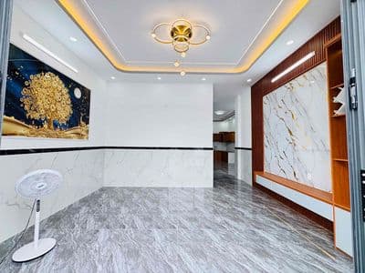 Bán căn nhà mới 6.7 x 21 xã bà điểm gần cv sinh thái hóc môn