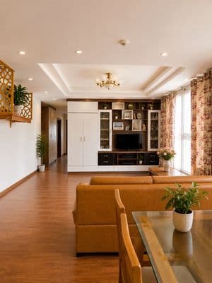 Căn góc gần goldmark city – 105m² – 3pn – full nội thất – 12 triệu