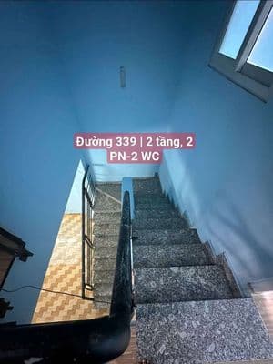 (7tr) Cho thuê nhà đường 339, 2 tầng | nhà mới, hẻm ba gác