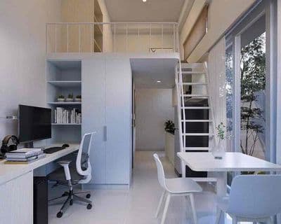 Cho thuê căn hộ duplex tầng trệt có sân trước gần văn lang