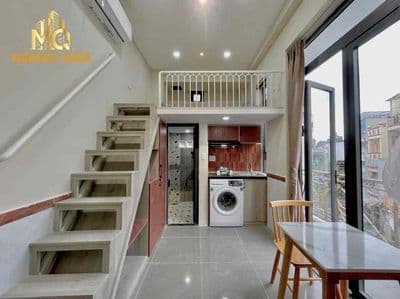 Duplex ban công full nội thất - máy giặt riêng - gần đh bách khoa