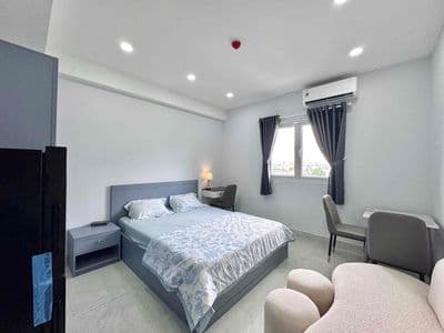 Căn hộ cao cấp máy giặt riêng cửa vân tay ngay cổng vlu đi bộ 3p