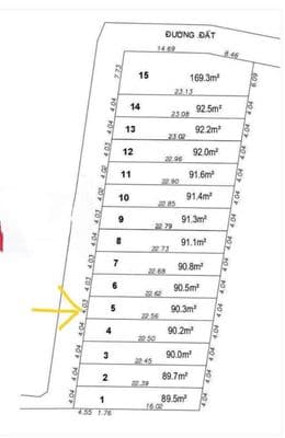 Chính chủ cần bán đất ở tân bình. dĩ an. dt 91m2. đường 5m. t.cư 60m