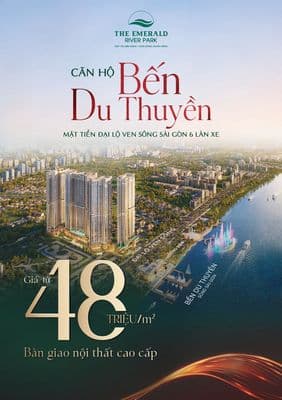 Căn hộ view sông The Emerald River Park