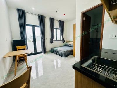 Căn hộ studio giá tốt có ban công khu hòa quý