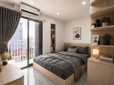 Cho thuê căn hộ ban công full nt gần phan xích long tiện đi q1, q3, bt