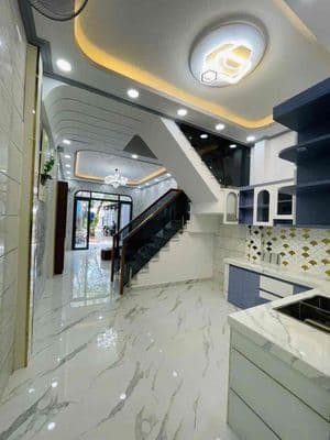 Bán nhà - 3 tầng - kế tân hòa đông,bình tân - 4x13 - hẻm xe hơi