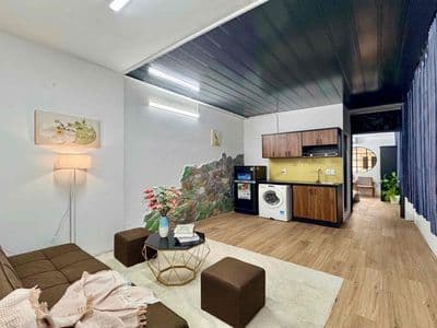 Studio tách bếp, ban công sau tại Tân Bình
