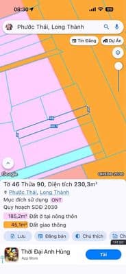 Bán nhà mặt tiền ql51 kế bên ngân hàng bidv phước thái