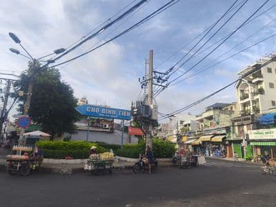 Bán Kho đường Bình Tiên, ngang 6 x 28m (nở hậu), 50m ra đường Bình Tiê