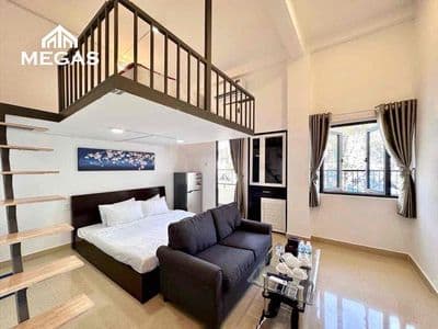 Duplex_ngay ueh_đh y dược_chỉ 2 3p đi xe_phòng rộng full nội thất xink