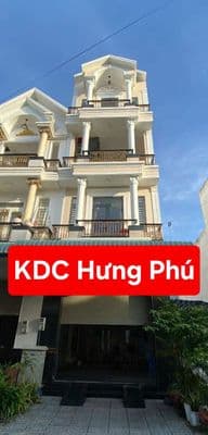 Nhà 2 lầu sân thượng - kdc hưng phú