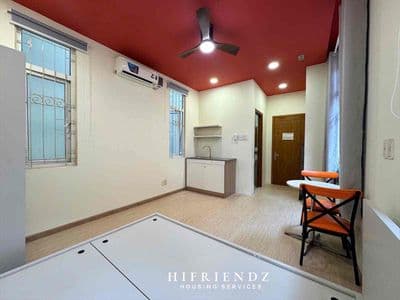 trống sẵn siêu phẩm studio full nội thất cửa sổ lớn ngay trung tâm Q5