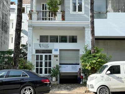 Trệt và lửng nhà phố hưng gia 2, phú mỹ hưng mặt tiền đường lớn giá rẻ