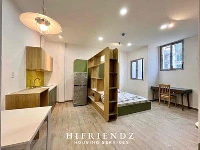 studio cửa sổ_full nội thất_thang máy_gay Đại Học UEH_an ninh