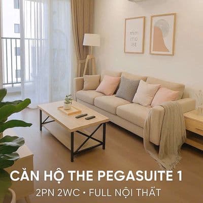 12 triệu/tháng 68m2 2PN 2WC PEGASUITE1 Q8 +NỘI THẤT