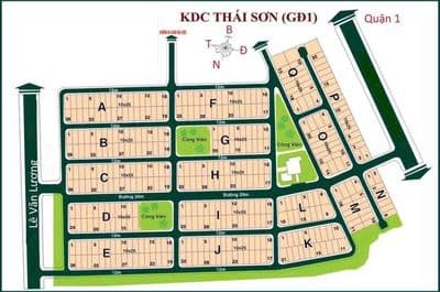 Đất trục đường 20m. Sổ riêng. KDC Thái Sơn. Phước Kiển