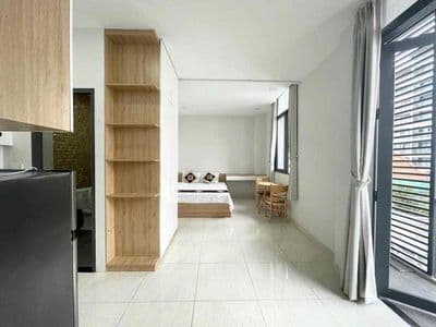 Căn hộ studio full nội thất - ban công thoáng mát