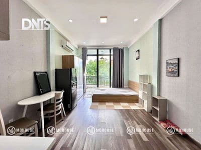View sông hoàng sa q1 studio_bancong_35m2 đầy đủ nội thất