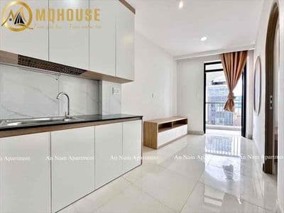 Căn hộ dv-full nt-1pn-studio 40m2-thang máy-balcony trần bình trọng