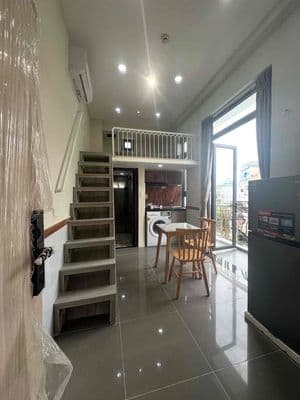 Duplex mini full nội thất có ban công gần đại học huflit - gtvt q12