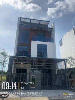 Cho thuê nhà Cát Lái 7x 17 gồm trệt 3 lầu giá 20tr thương lượng