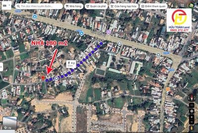 Bán nhà dt 180m2; cách đường Trần Thủ Độ 300m. Gần ngã 4 Thanh Tín.