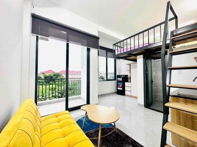 Căn Studio/Duplex Full Nội Thất + Ban Công Ngay UEH/VHU | KDC Đại Phúc