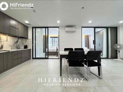 Cho thuê căn hộ 2pn siêu rộng 50m2 ngay gần hoàng sa trường sa