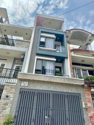 Cho thuê nhà đẹp- 126m2-3 lầu-5pn- có nội thất- eaon b.tân- 23tr