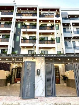 Bán nhà Thạnh Lộc Ngã tư ga 5x19 5 tầng giá 7tỷ700