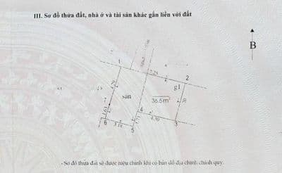 Bán đất Cát Linh, Đống Đa, Hà Nội - 36m2 - 4.9 tỷ