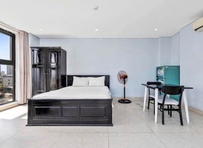 Cho thuê Penthouse 1PN view phố, sân BBQ Sơn Trà