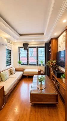 Bán nhà mặt ngõ 7 tầng Thạch Bàn, 45m2, lô góc