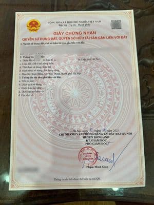 Nhà đất Vân Trì, Đông Anh, Hà Nội - hơn 2 tỷ, mặt tiền 8m
